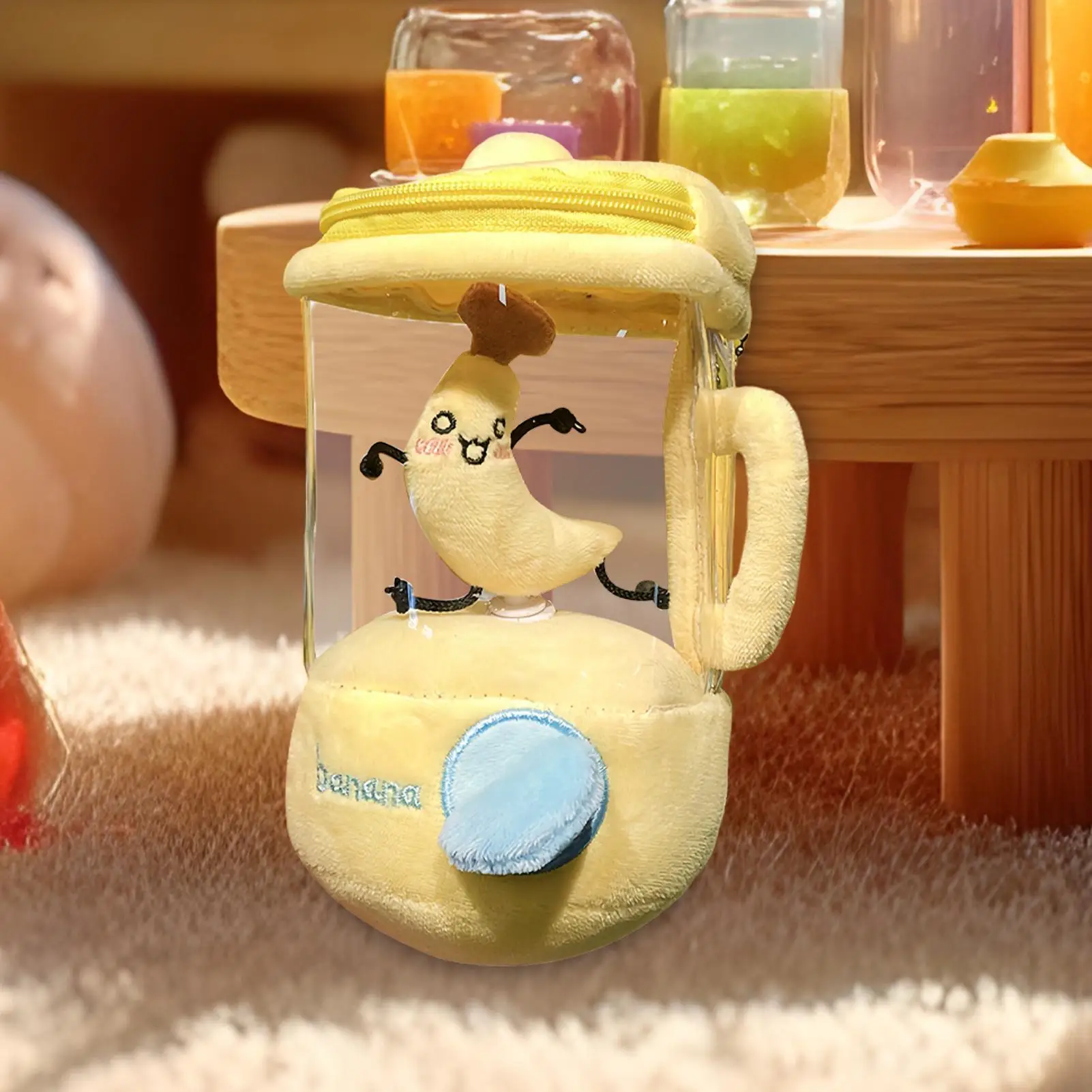 Kuscheltiere 6,3 Zoll weiche Puppe Spielzeug kuschelige Sammlerstück Obst Mixer Puppen für Kinder Erwachsene Jungen Mädchen Schlafzimmer Wohnzimmer