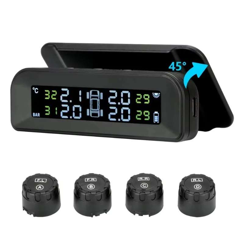 

Tire Pressure Monitor Tire External Car Solar Wireless Universal High Precision Car Tire Pressure Detector