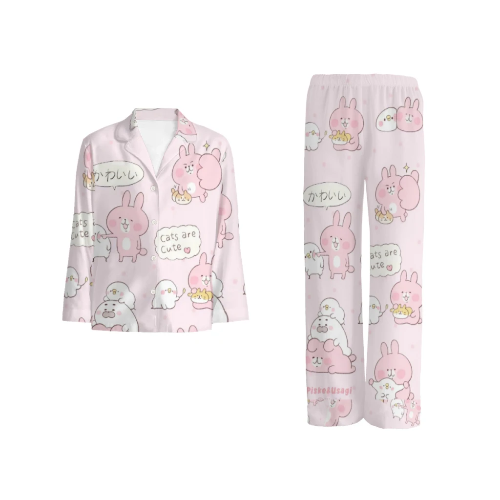 Chiikawa White pajamas, Minso's selected patterns, cute style