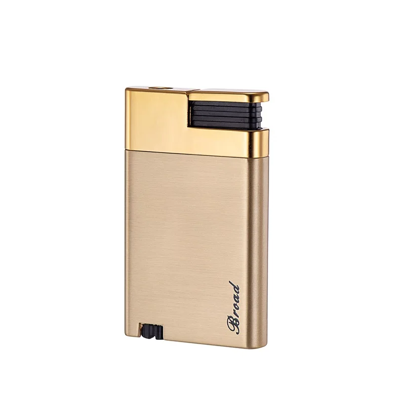 

High-grade Business Gifts Metal Brushed Windproof Direct Lighter Personalized Creative Weed Smoking Accessories Gadgets for Men