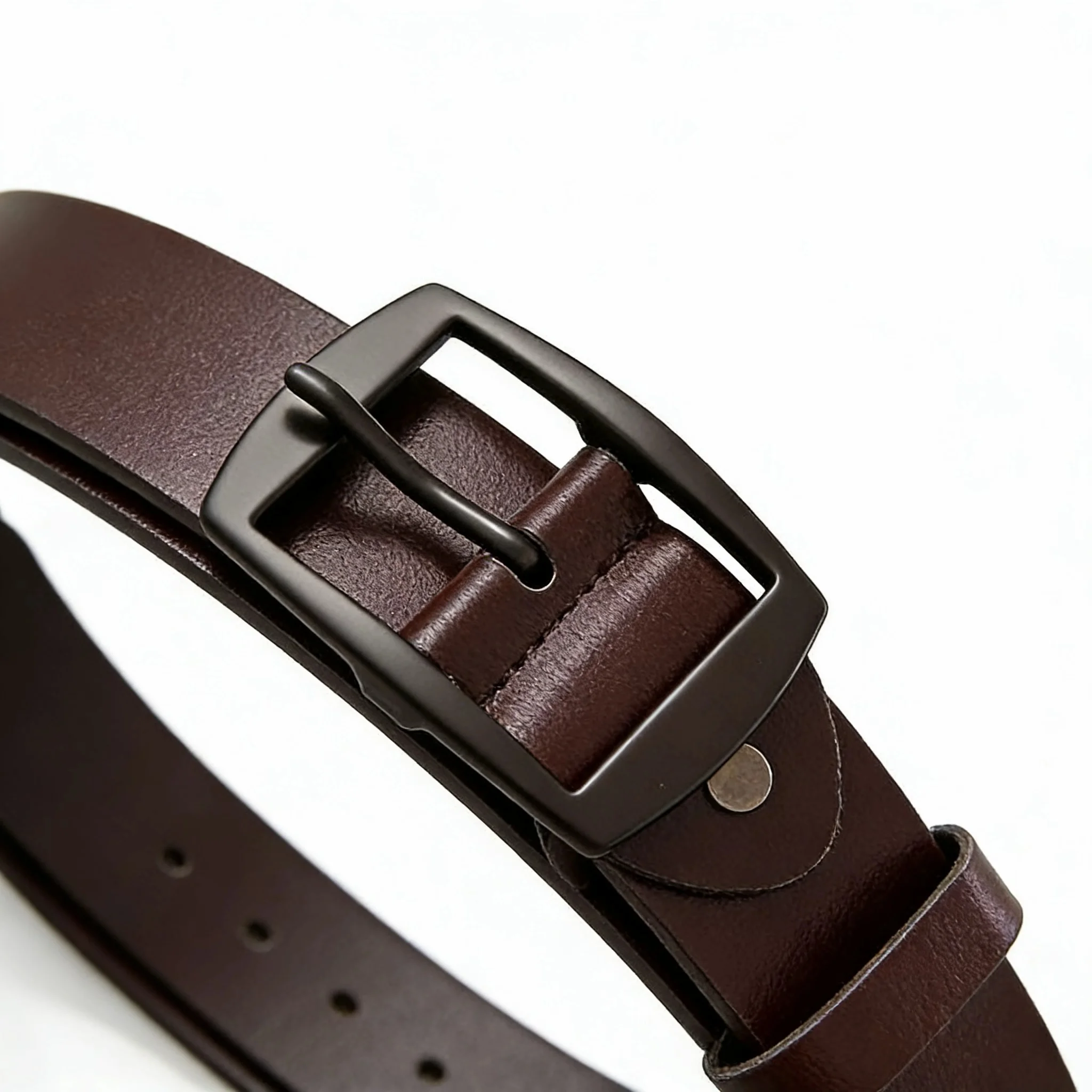 Novo Cinto de Luxo para Homens - Leather Work Jeans avaliação e preço
