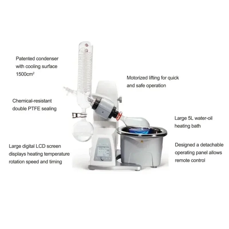 Vacuum Evaporator Lab High Vacuum  Still Rotary Evaporator