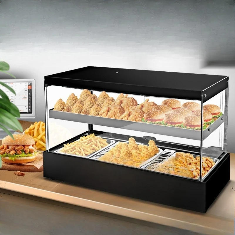

Food display cabinet, heating incubator, commercial desktop