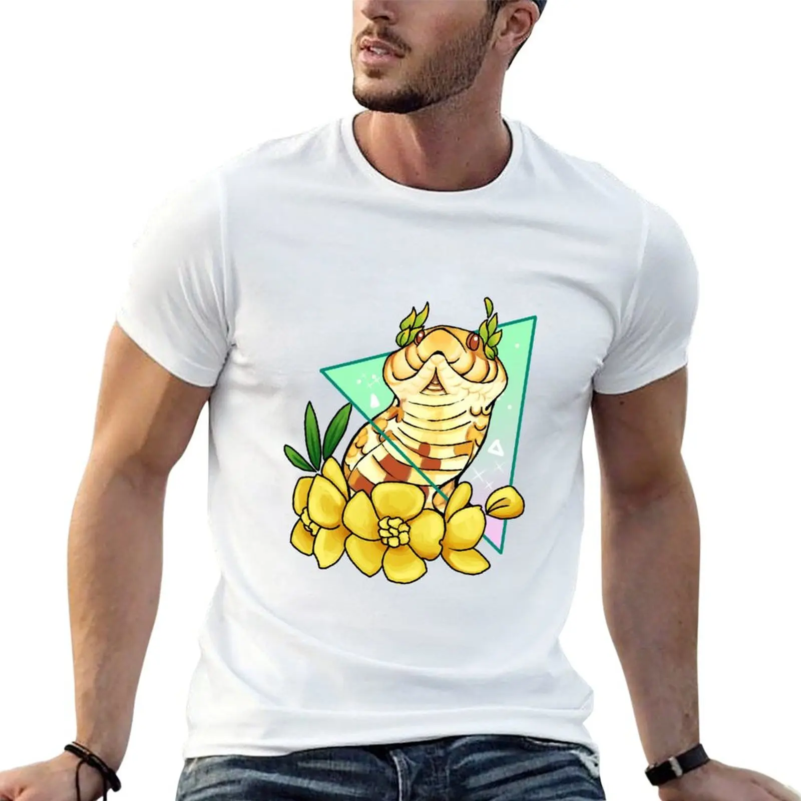 Magical Hognose (Albino) T-Shirt Art Pattern Printed Casual Top