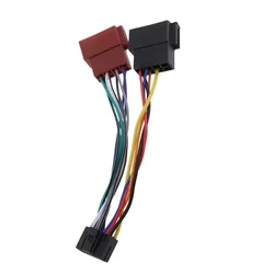 Connector ISO Standard Harness For Audio Adaptor Car 1Pieces Accessories For Parts Replacement Stereo 16 Pin