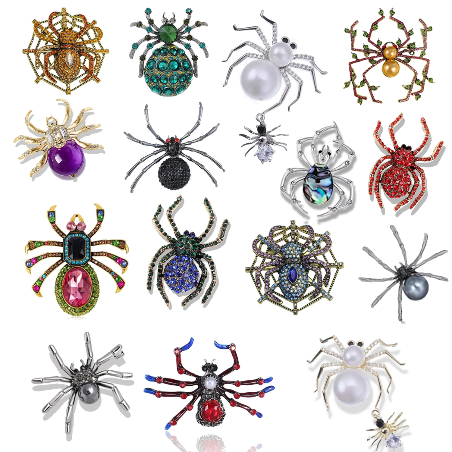 Al Ain Jewelry & Watches Exhibition 2025 - Hot Punk Exaggerated Spider Brooch Luxury