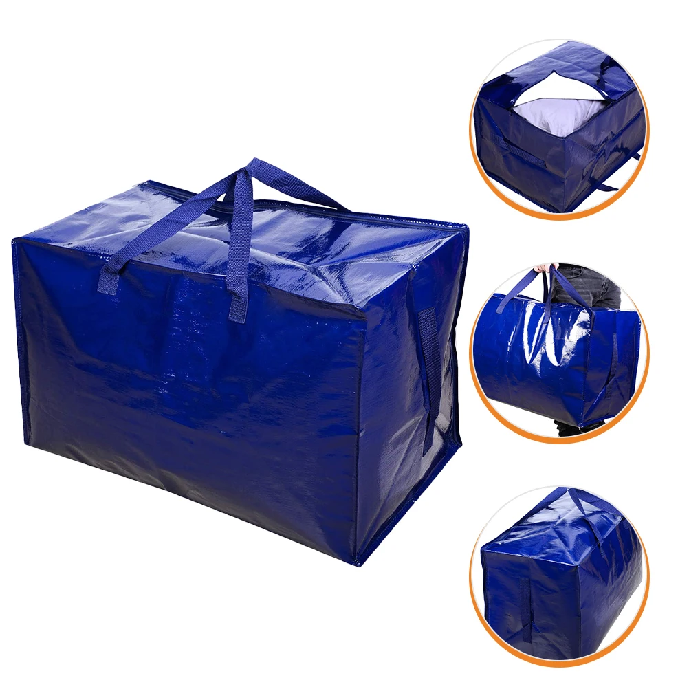 

Durable Storage Bags Woven Fabric Large Duffle Luggage Packing Moving Supplies Quilt Bedding Clothes Toys Shoes