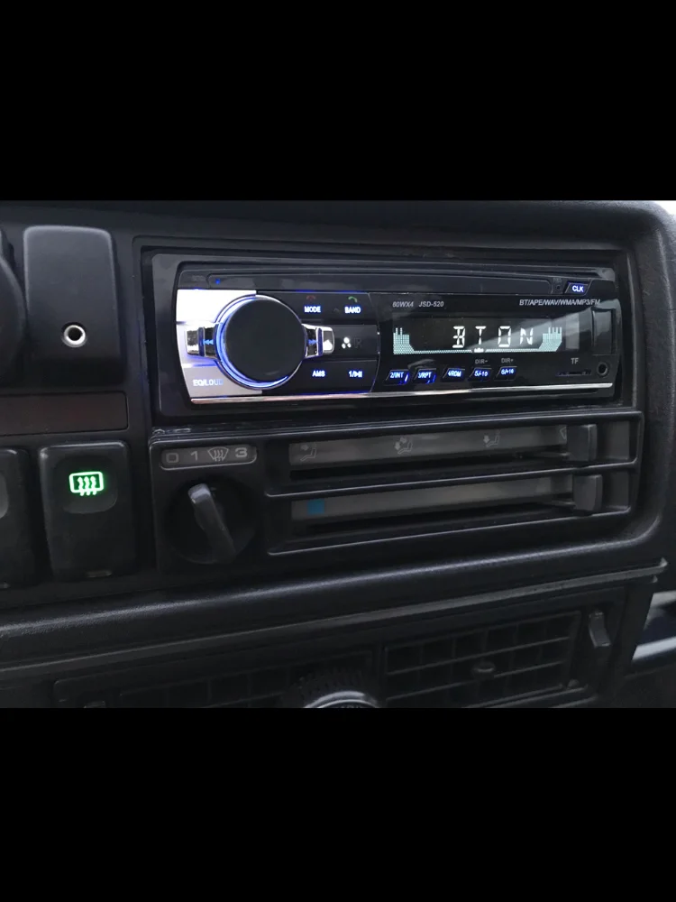 HIPPCRON 12V/24V Radio Samochodowe 1DIN Odtwarzacz Stereo Cyfrowy Bluetooth 5.1 MP3 60Wx4 Radio FM Audio Muzyka Szybkie Ładowanie — 2