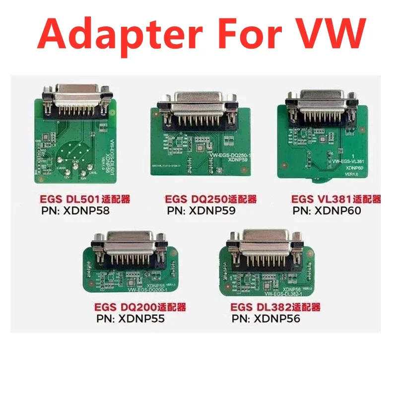 

Xhorse VVDI KEY TOOL PLUS PAD Adapter XDNP55GL XDNP56GL XDNP58GL XDNP59GL XDNP60GL для VW EGS DQ200 DL382 501 DQ250 VL381 A +++