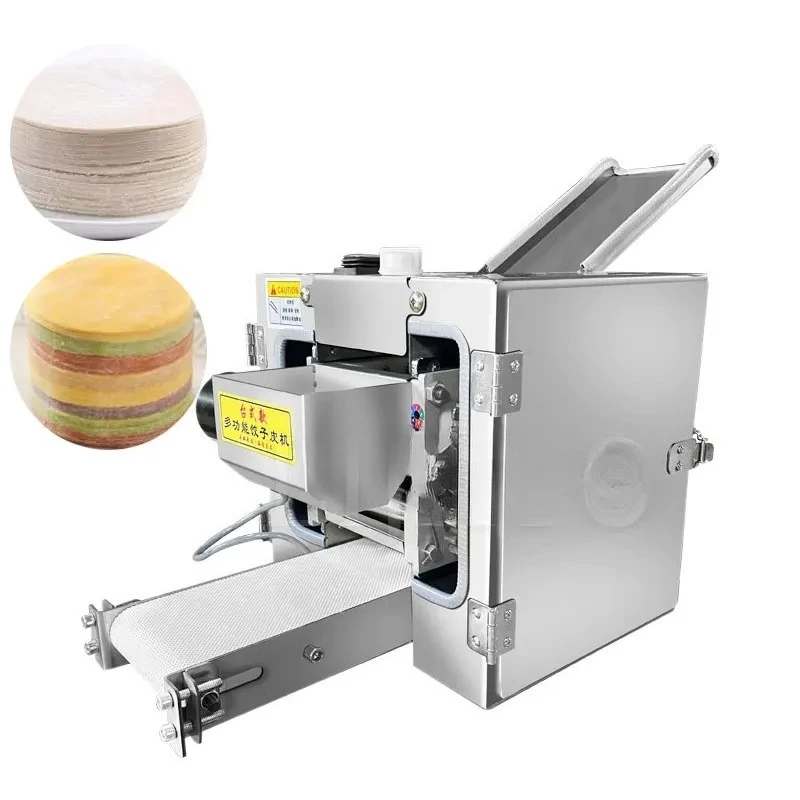 Máquina automática de envoltorio Dumplings Chapati Pasta Tortilla Papad Momo Empanada Tortill Samosa Gyoza Wonton Spring Roll Maker