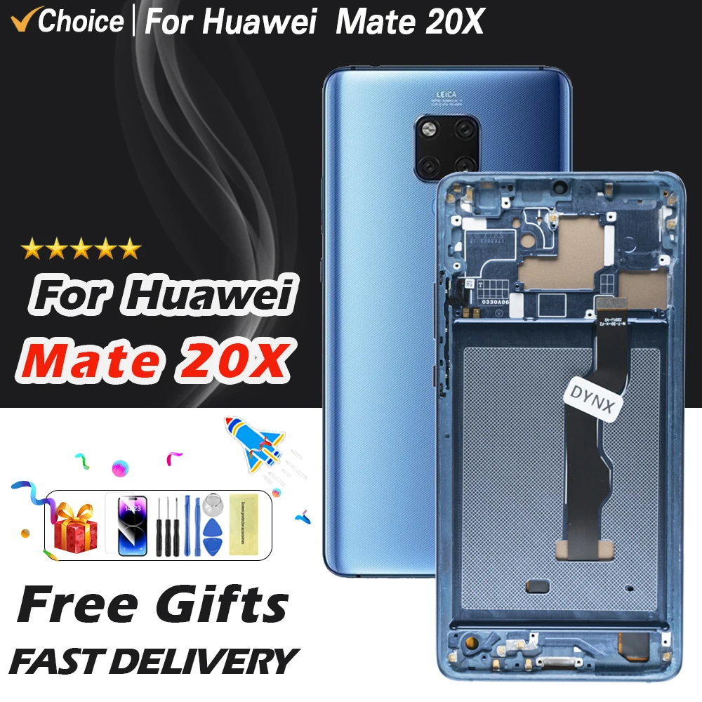 7.2\'\' For HUAWEI Mate 20X  EVR-L29 AL00 TL00 LCD Display Touch Screen Digitizer Assembly Replacement For Huawei Mate 20X Display