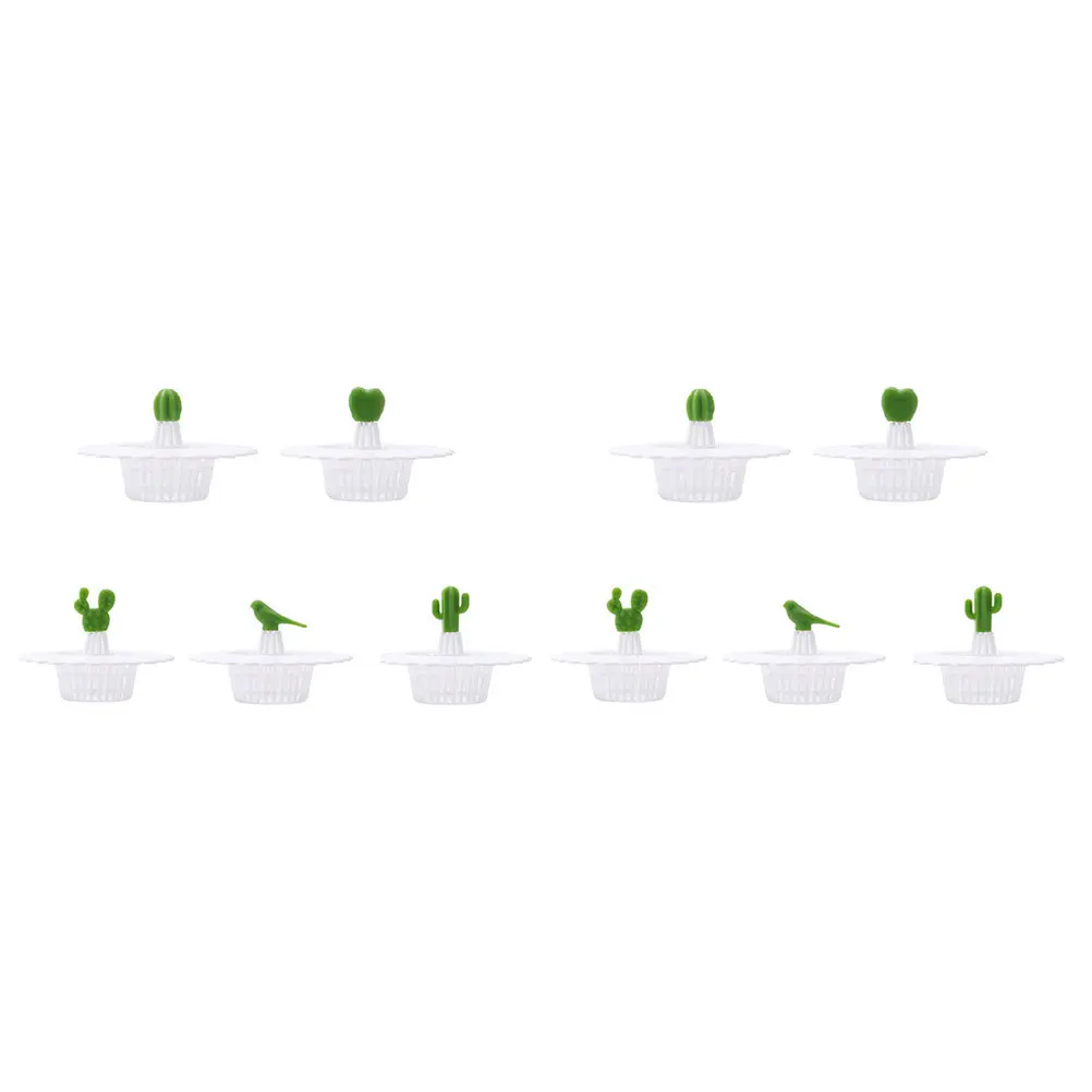 10 قطعة منفذ استنزاف مكافحة انسداد الطابق مصفاة سميكة شبكة للمطبخ بالوعة دش الحمام غرامة حفرة استنزاف سريع ارتداء #6