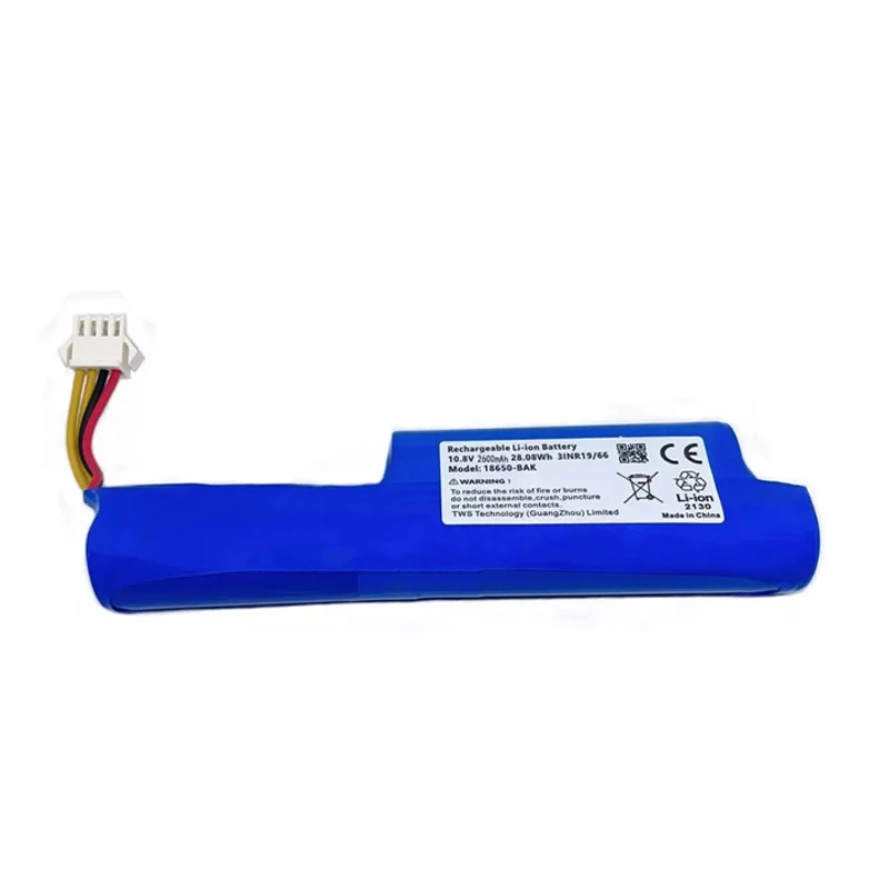 New 10.8V 2600mAh Li-ion Rechargeable Battery For Redmond RV-R150 Redmond RV-R151 Vileda VR201 Petpro Robot Vacuum Cleaner