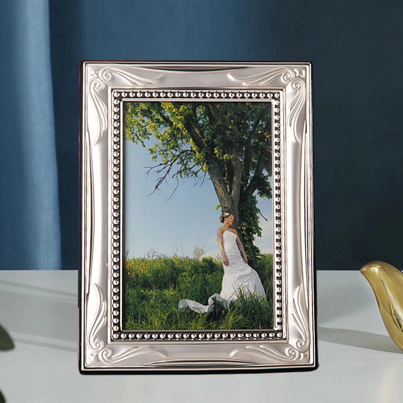 Wholesale Photo Frame Empty Frame Creative European Modern Metal Frame Wall-Mounted Home Living Room Bedroom Photo Studio and Ph