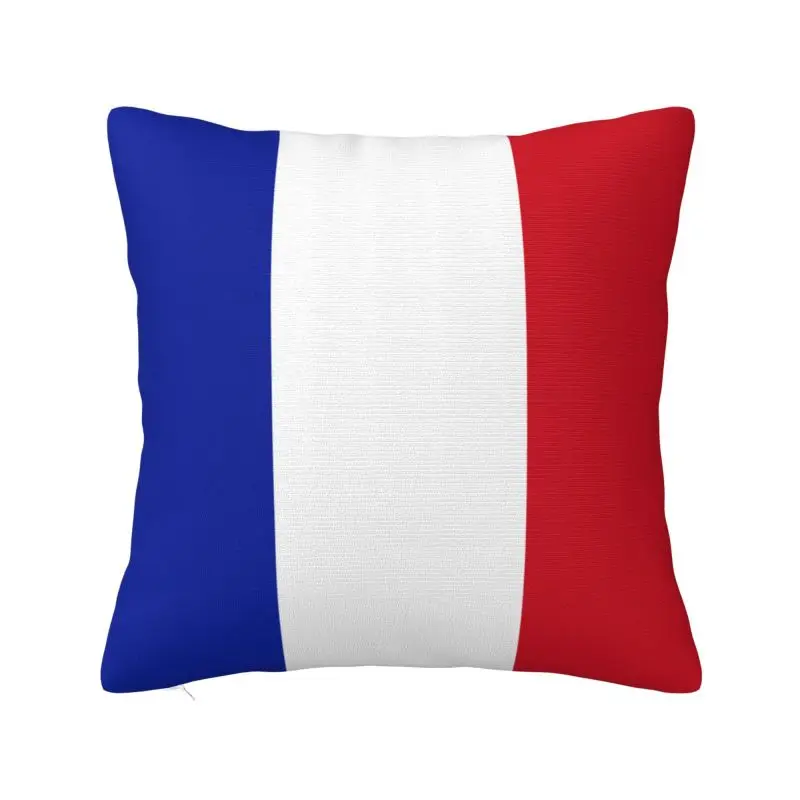 Flag Of France Pillow Case French Proud Luxury Cushion Cover Soft Pillowcase