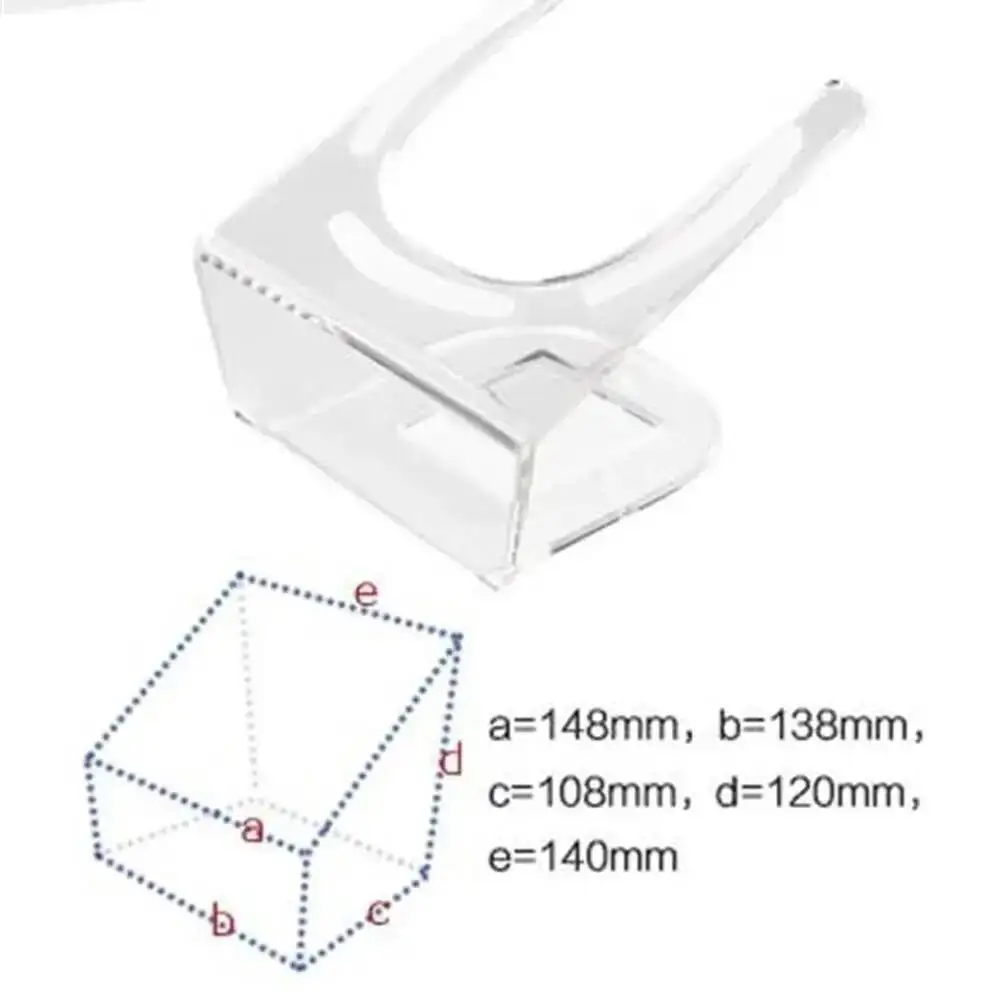 1 Piece Acrylic Safe iPad Stand Tablet Display Stand Round Transparent Base Suitable for Store Tablet