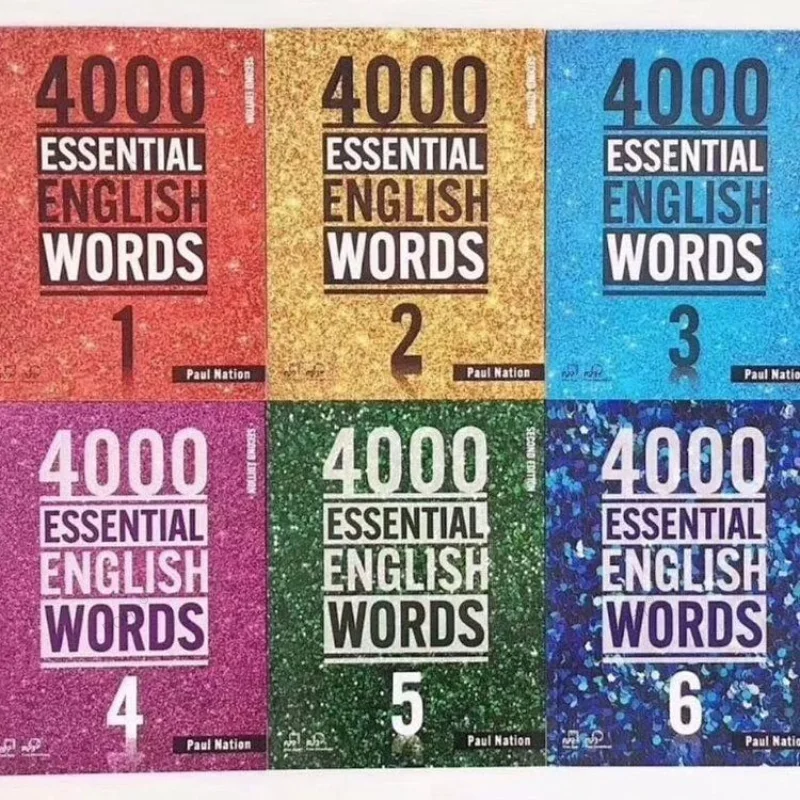 

New 6 Books/Set 4000 Essential English Words Level 1-6 IELTS SAT Core Words English Vocabulary Book