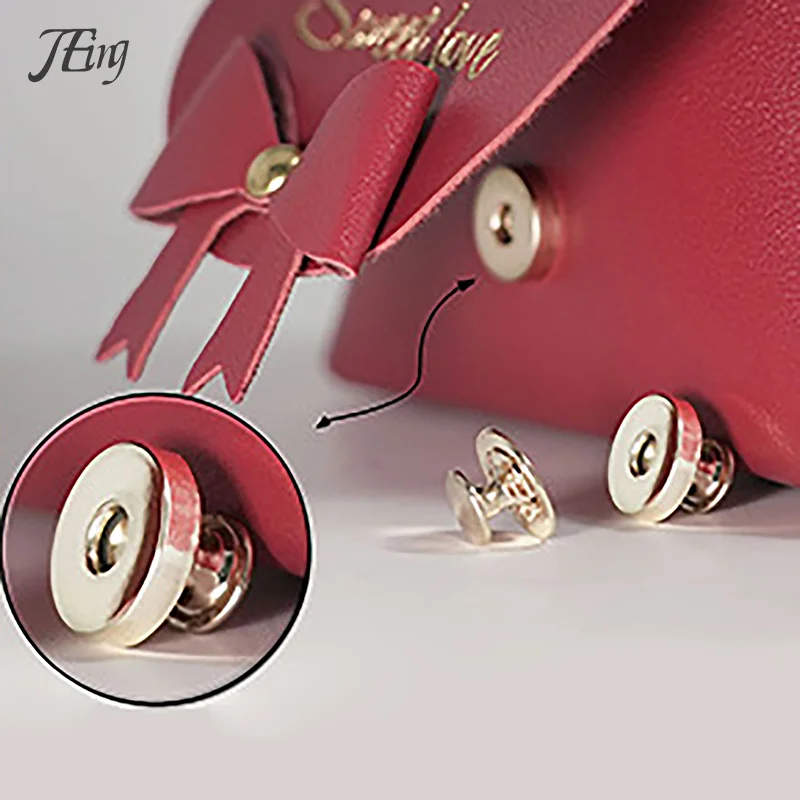 Invisible Magnetic Fastener No-stitch Bag Buttons Wallet Coat Handbags Magnetic Buckle Metal Luggage Parts Accessories