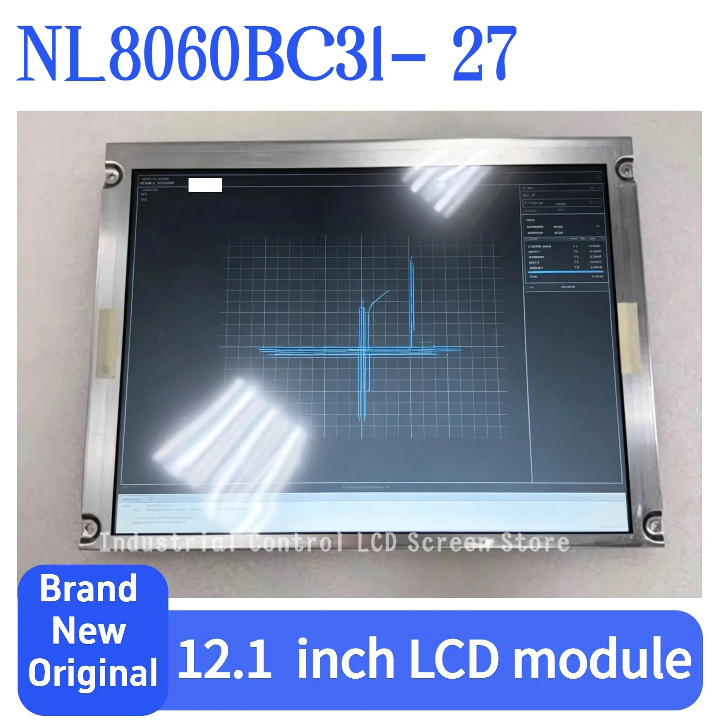 NL8060BC31-27 brand new original 12.1-inch industrial LCD screen, suitable for industrial control instrument maintenance