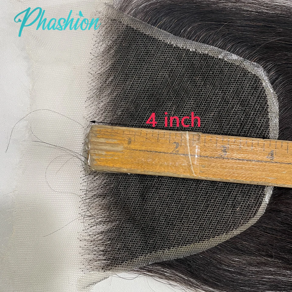 Phashion HD 6X4 9x6 ปิดลูกไม้ตรง Pre Plucked Swiss ปิดเท่านั้นสีดําธรรมชาติ 100% Remy Human Hair ขาย