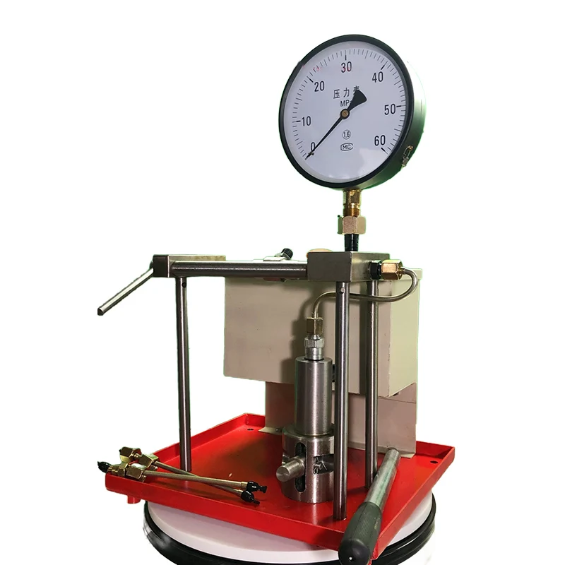 Fuel Injector Nozzle Tester w/Pressure Gauge High Precision Common Rail Injector Checker for Auto Repair Tool