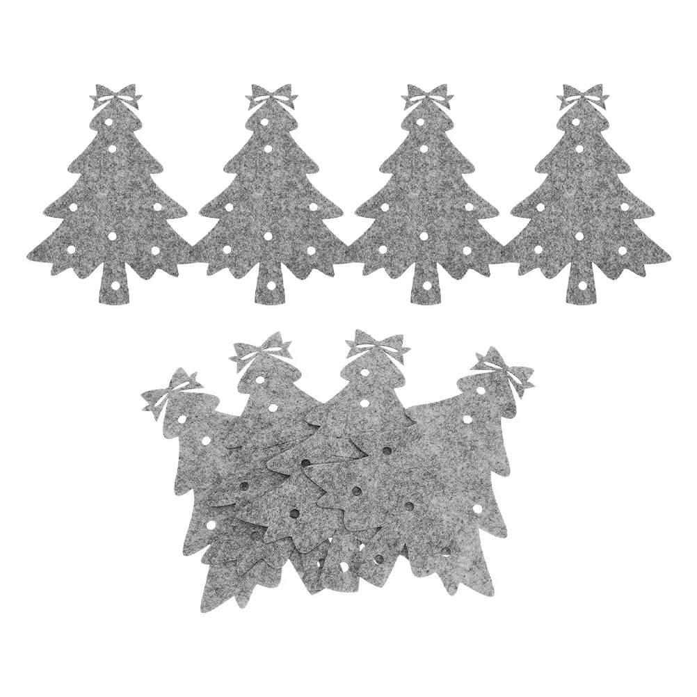 

8Pcs Christmas Tree Cutlery Bag Set Christmas Knife and Fork Holders Holiday Tableware Decoration Xmas Silverware Organizer
