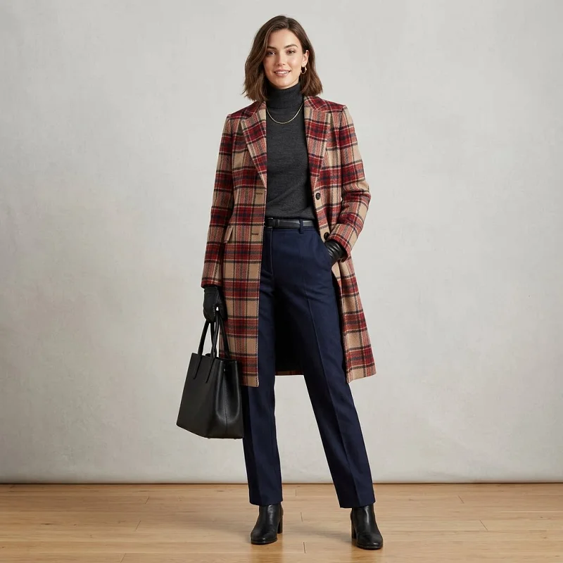 Manteau à carreaux pour femme : le guide complet