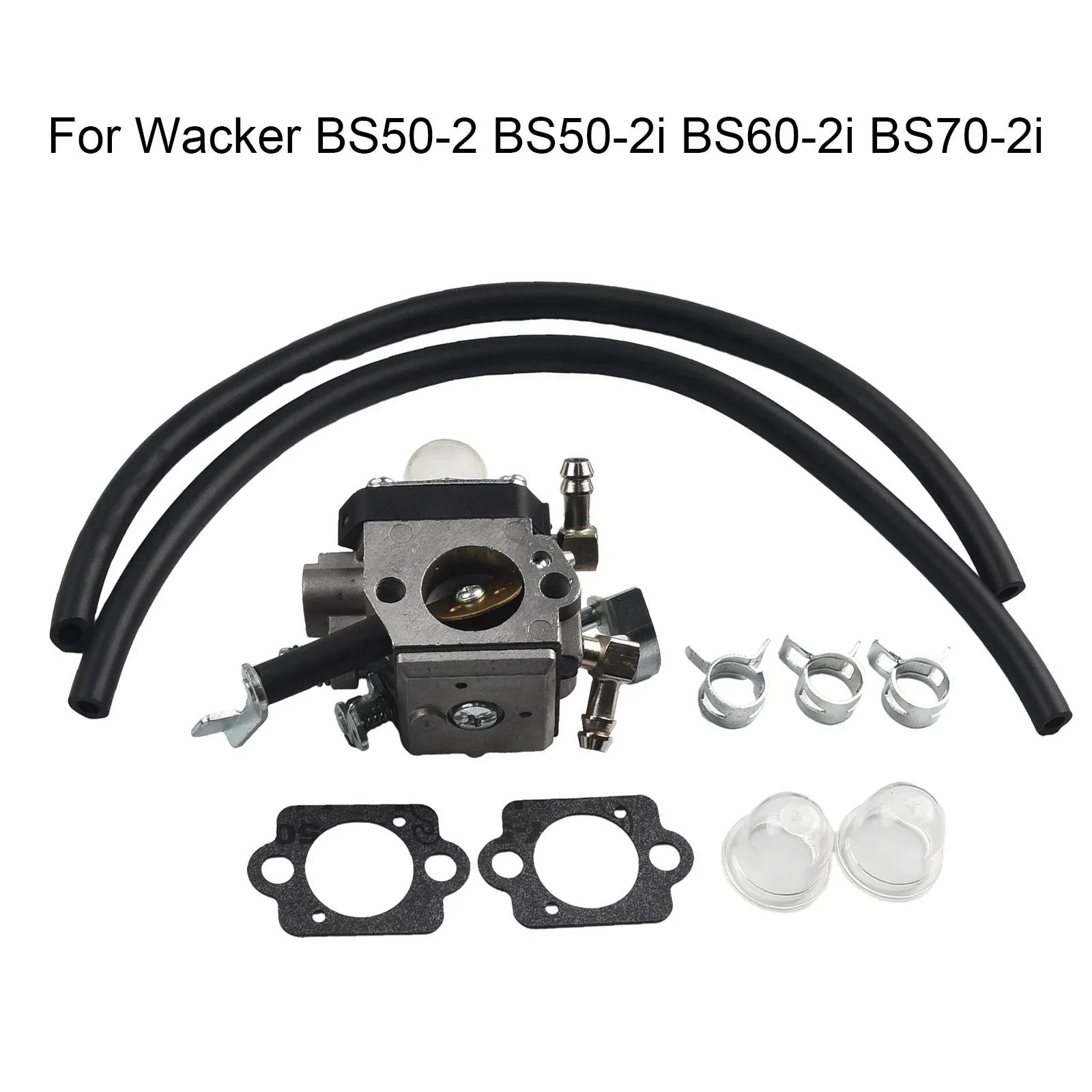 For Wacker For Carburetor for BS502 BS502i BS602i BS702i Compatible with For HDA 242 and For HDA 252 Includes Bulbs