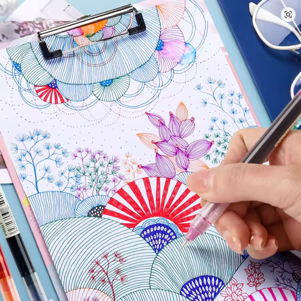 12+1 Colors Straight Liquid Ge - огляд і ціна Art Craft Stationery