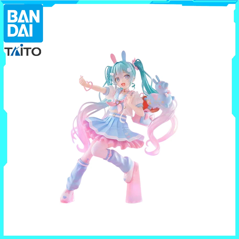 オリジナル初音ミクバニーイヤーキャンディスウィート衣装ツインテールダイナミックランニングフィギュアアニメ像デスクオーナメントコレクタブルギフト