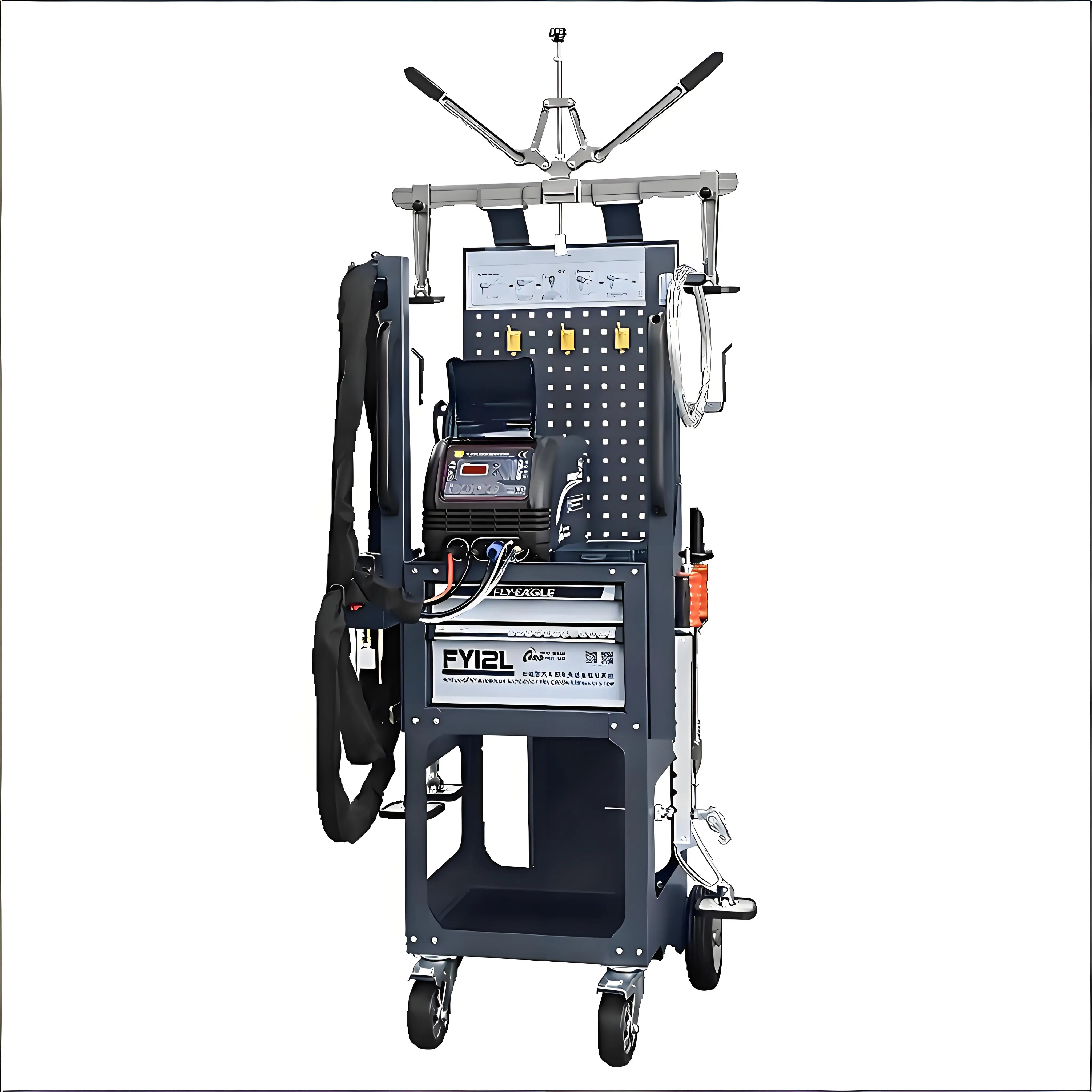FY-12L Aluminum Body Sheet Metal Repair System Auto Aluminum Dent Puller Spot Welder For Car Body Repair Workshop