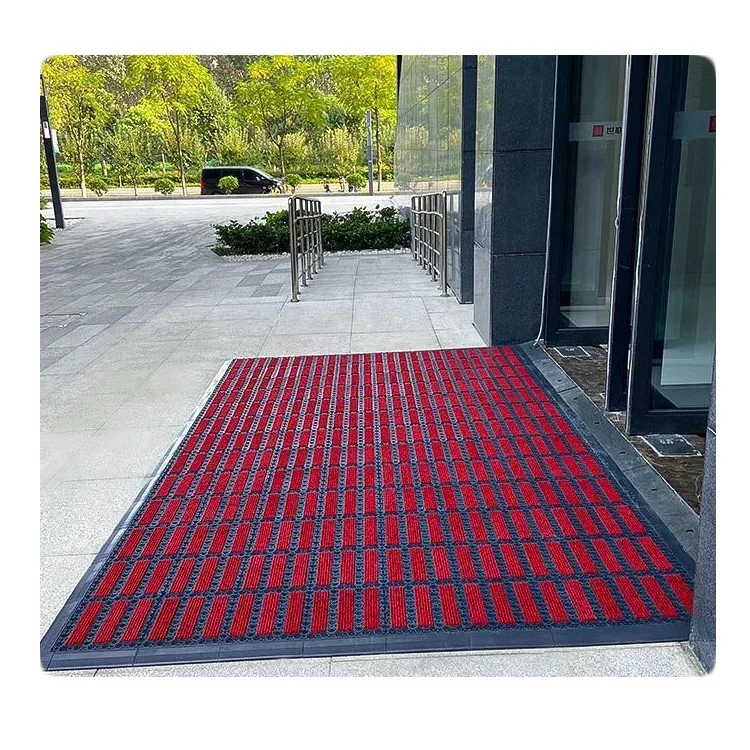 Commercial Interlocking Pvc Tile Flooring Door Mats