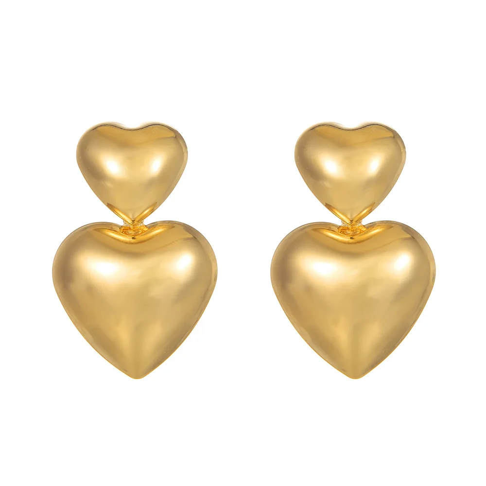 أقراط على شكل قلب على شكل قطرة ماء أقراط بسيطة عبر الحدود مصدر مجوهرات تيممان أقراط على شكل بيضة