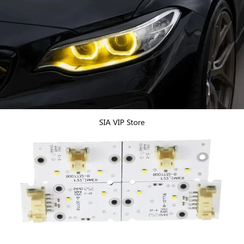

OEM 63117388923 63117388924 For BMW 2 Series F22 2014-2017 NEW Headlight DRL chip Driving Module yellow White Angel Eyes
