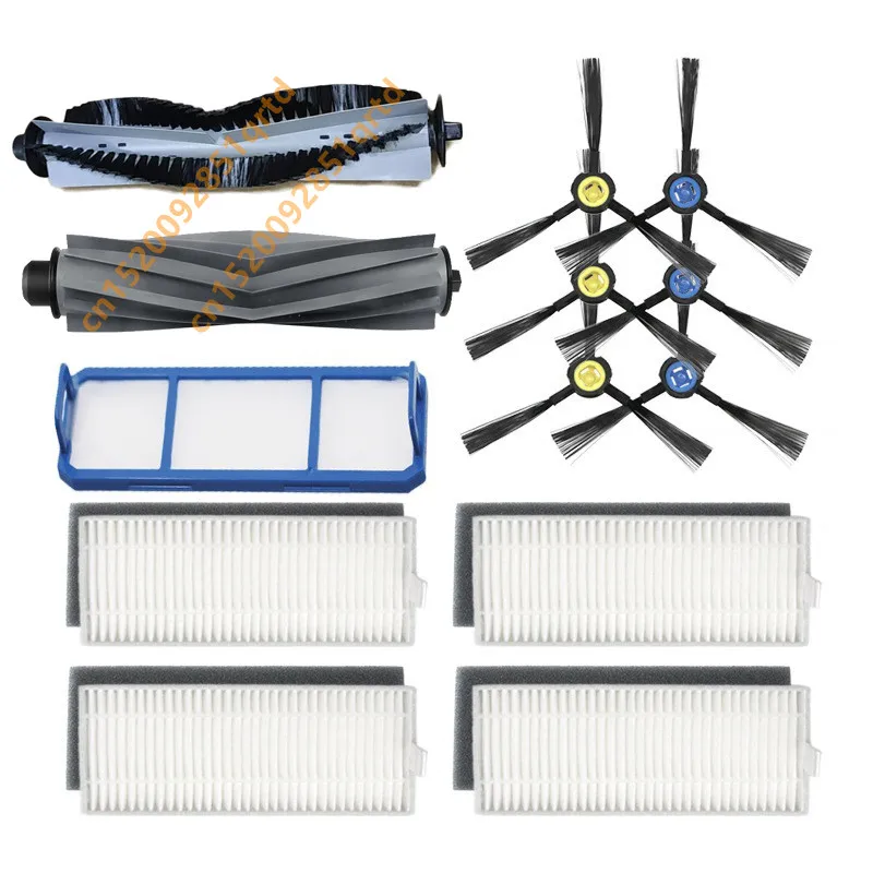 Couvercle de brosse principale à rouleau, brosse latérale, filtre HEPA, pièces pour aspirateur Robot Polaris PVCR 0930 Ilife A7 Deluxe 500 DEXP LF-800