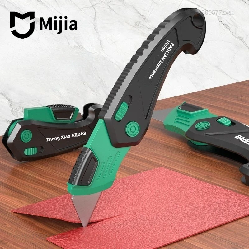 Mijia Baolian Heavy Duty Box Cutter Replaceable Utility Knife for Cable Carboard Cartons Blades Sharp SK5 Carbon Steel Blades