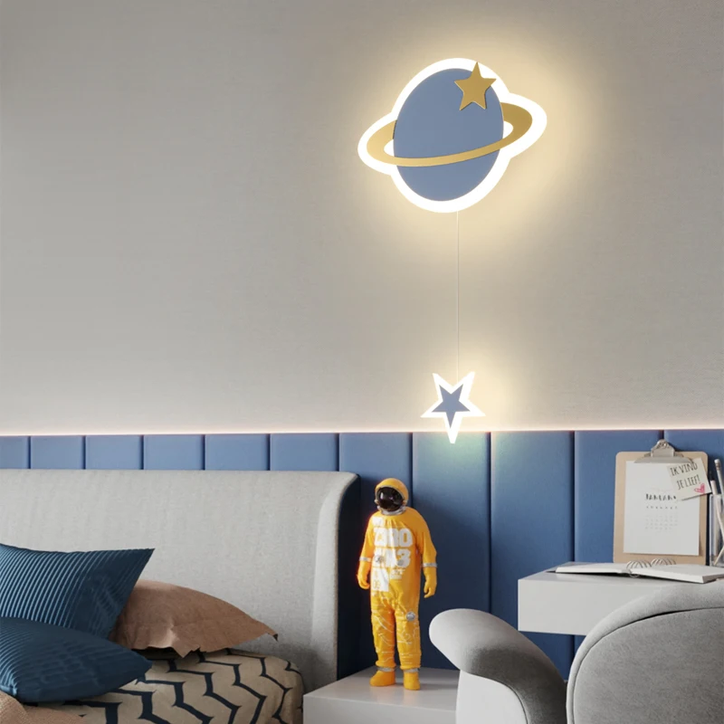 Applique Murale LED au Design Moderne et Simple, Luminaire Décoratif d'Nik, Idéal pour une Chambre à Coucher ou une Chambre d'Enfant