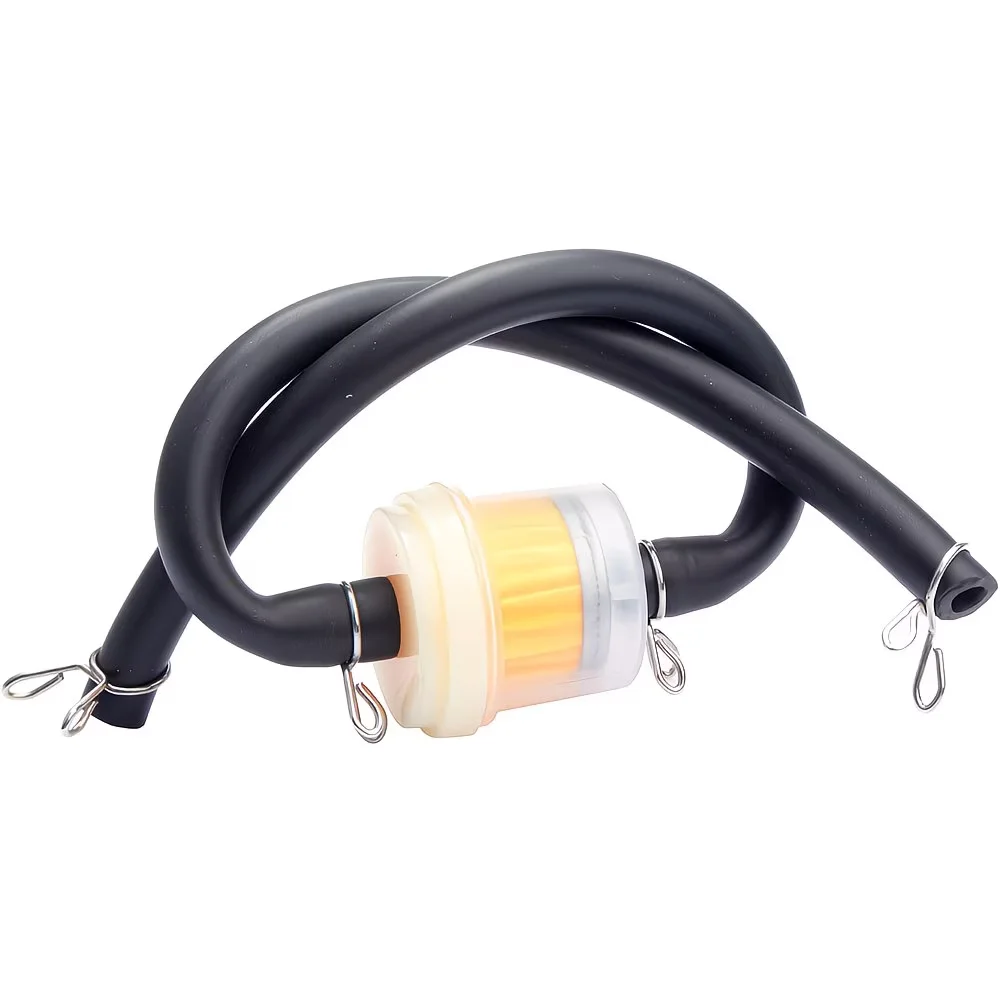 6MM Motorcycle Dirt Bike ATV Scooter Fuel Tank Petcock Valve Switch Inner Filter Petrol Line Hose Tube Clips 50-200CC