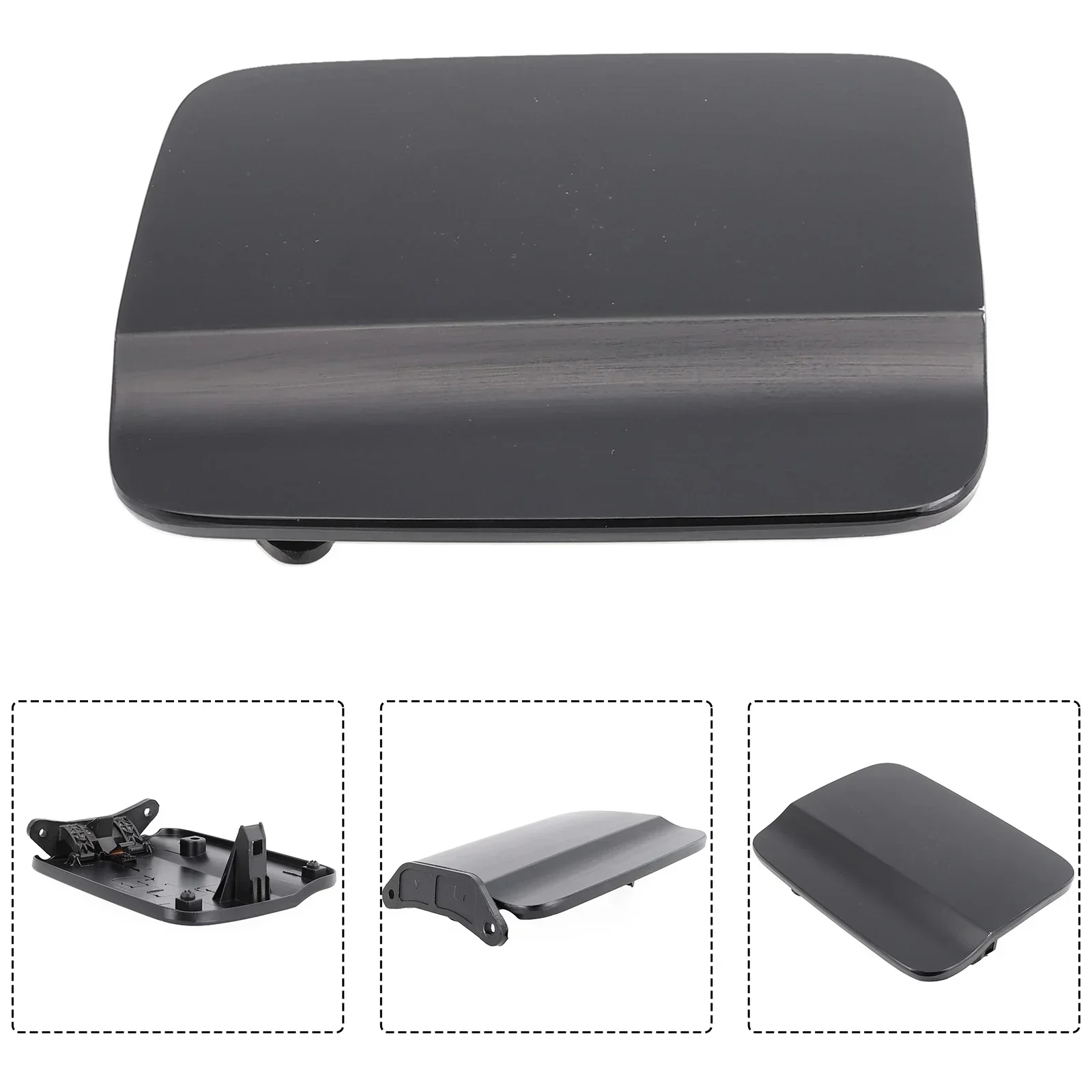 Car Fuel Door Cap Cover Fits For Hyundai Accent Verna 4DR 2006 2007 2008 2009 2010 2011 69510-1E001 ABS Auto Accessories