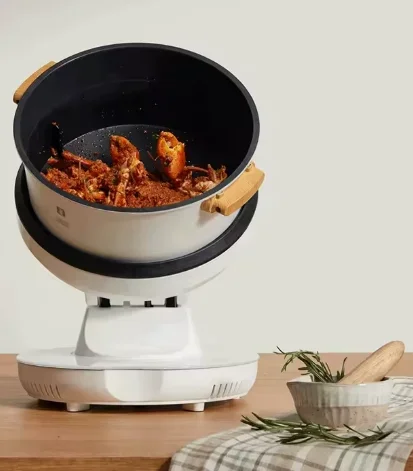 Household Automatic Stirring Cooking Pot Electric Auto Stir Fry Machine Smart Multifunctional Cooker