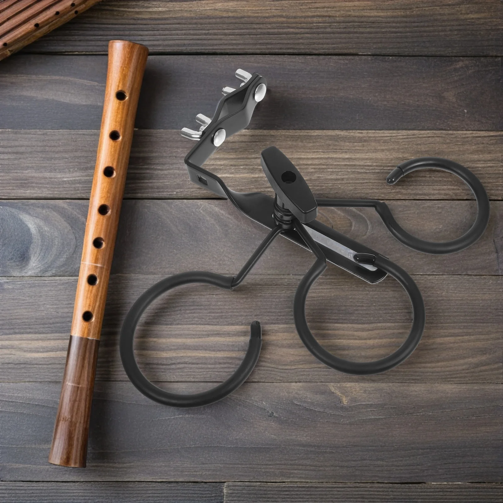 

Универсальный держатель-стенд для духовых инструментов, металлический, с тройным креплением, портативная подставка для хранения для труб, тромбонов, французских духовых инструментов