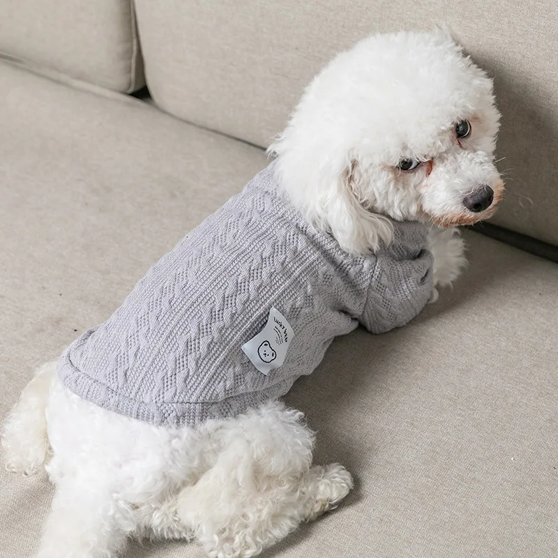 Cotton Dog Clothes Pet Jumpsuit Pajamas Puppy Small Dog Vest Romper Clothing Kitten Cat T-Shirt Poodle Chihuahua Pet Accessories