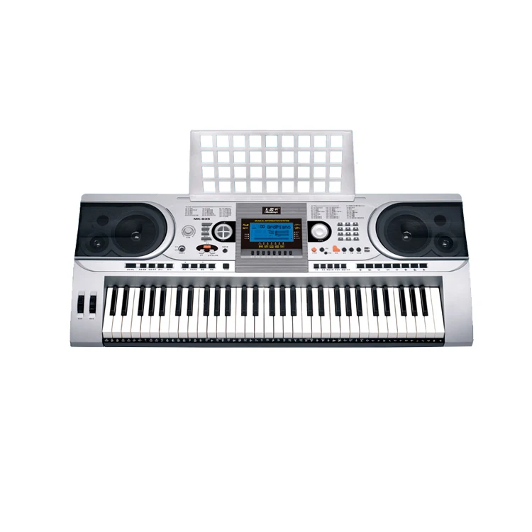 Hot Sale Professional 61 Keys LCD Electronic Keyboard Piano With Touch Function MIDI Output