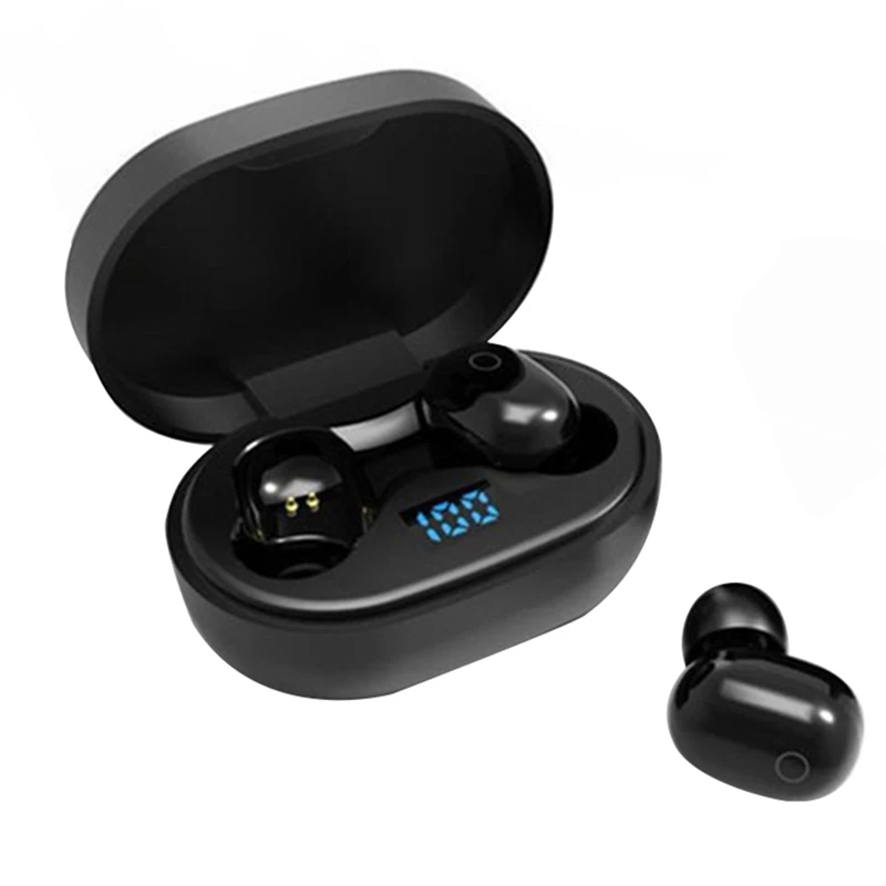 

Wireless Bluetooth 5.0 Earbud IPX5 Water Sweat Proof Headphones Touch Controls, Smart LCD Charging Case 3D Stereo Bass,D-A23U