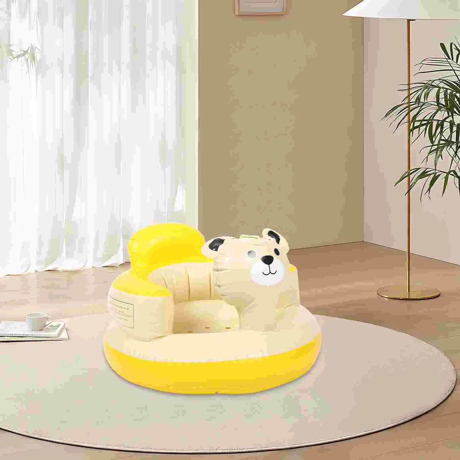 Shower Chair Children's Inflatable Sofa Infant for Sitting up Bath Stool Seat Baby Toddler