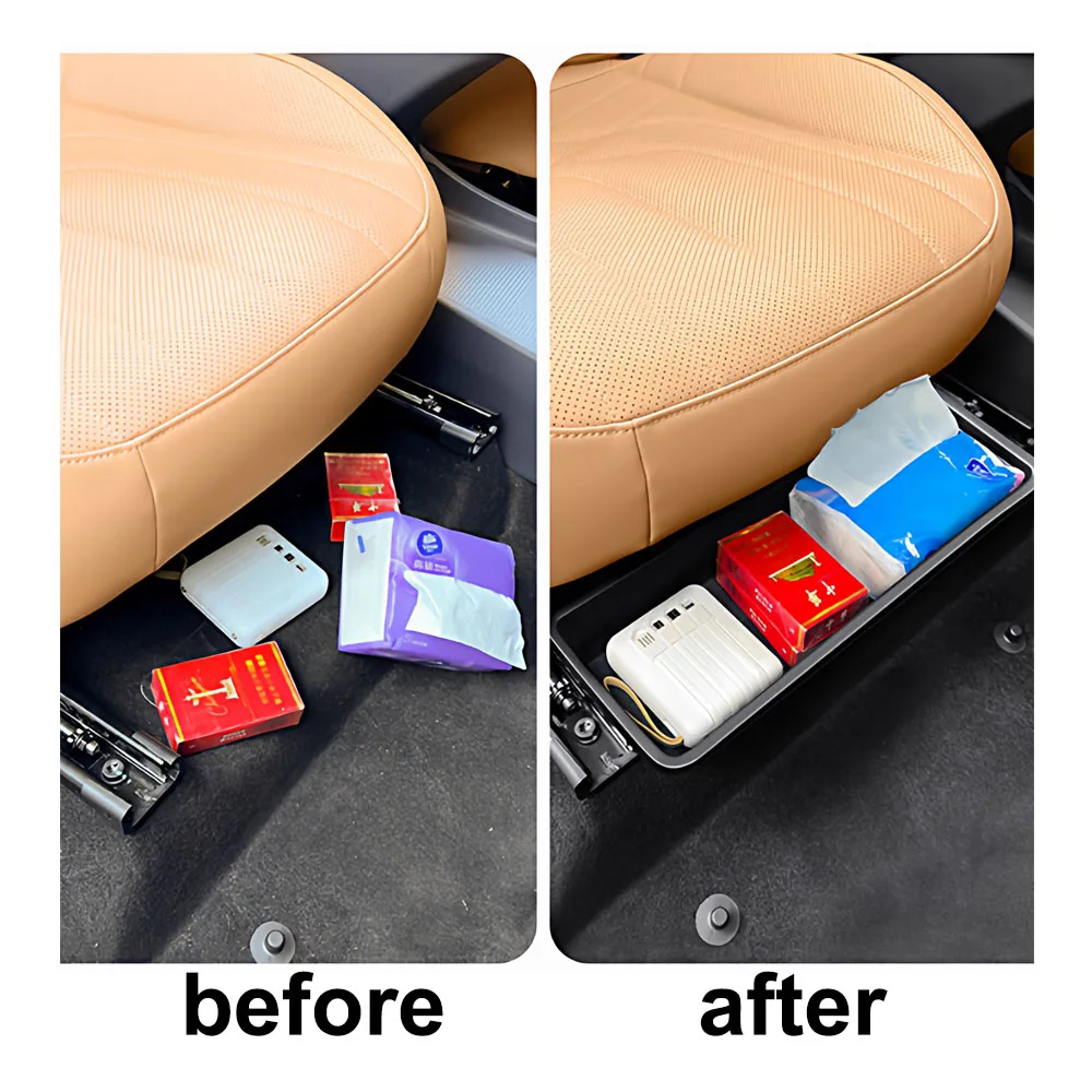 Storage Box Under The Driver And Passenger Seats Automotive Modification Parts For Li Lixiang i6 Expand Storage Space