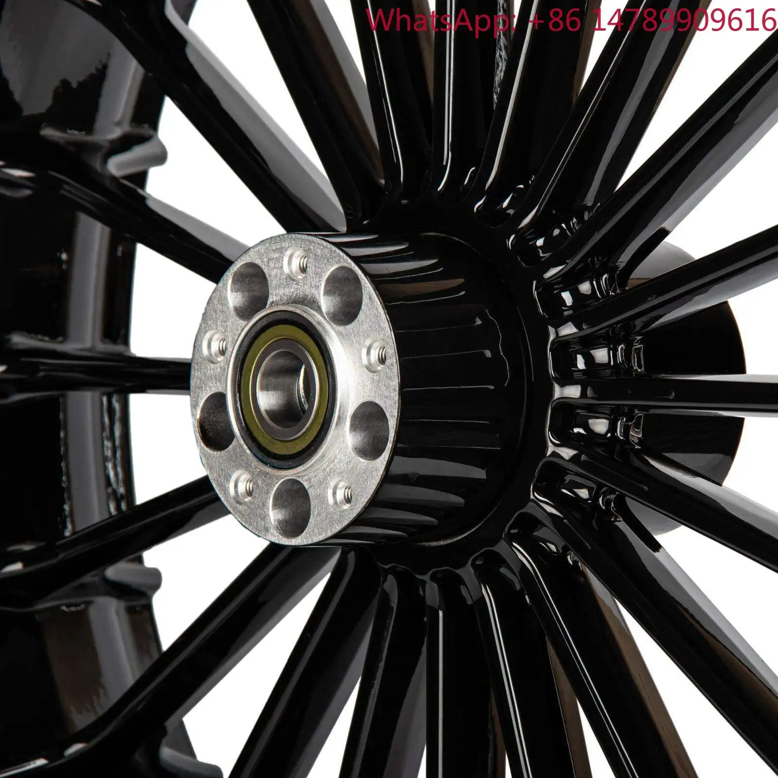 Customizablewheel Sizes.18x5.5 Inch Custom Multi-Spoke Tubeless Front Wheel Rim Compatible With Harley Street Bob Softail Standa