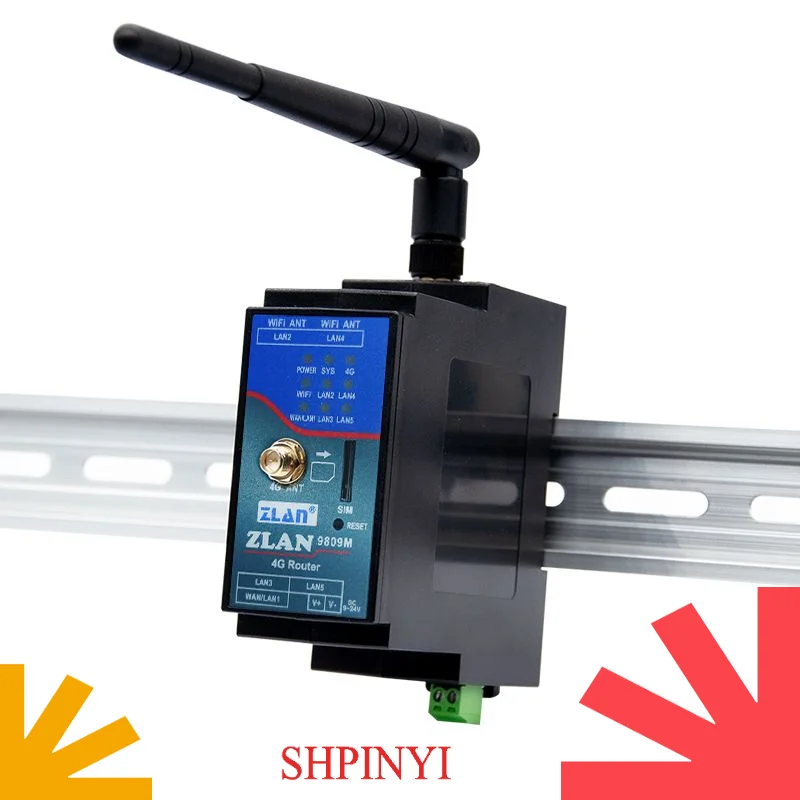 Router wireless 4G Scheda ferroviaria di livello industriale Porta multi-rete wifi Modulo di rete mobile stabile Internet ZLAN ZLAN9809M