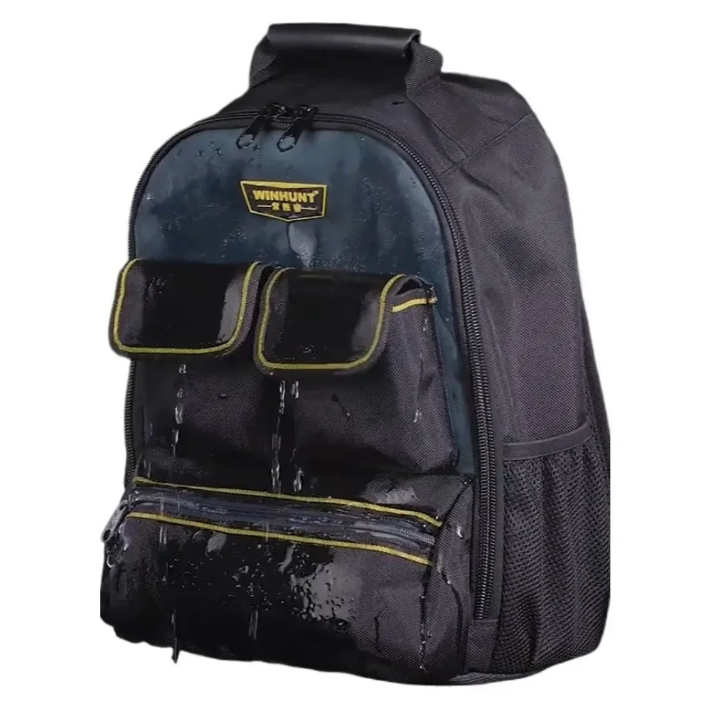 Thickened Tool Backpack Oxford Cloth Portable Electrician Maintenance Bag Large Capacity Wear-resistant Tools Packaging