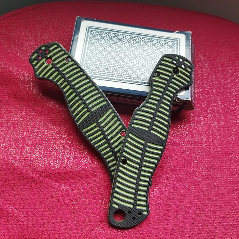 

3 цвета, нож с ЧПУ в стиле рыбьей кости, нашивки с ручкой G10 для Spyderco Paramilitary2 C81 Para2, ножи, сделай сам, сменные детали